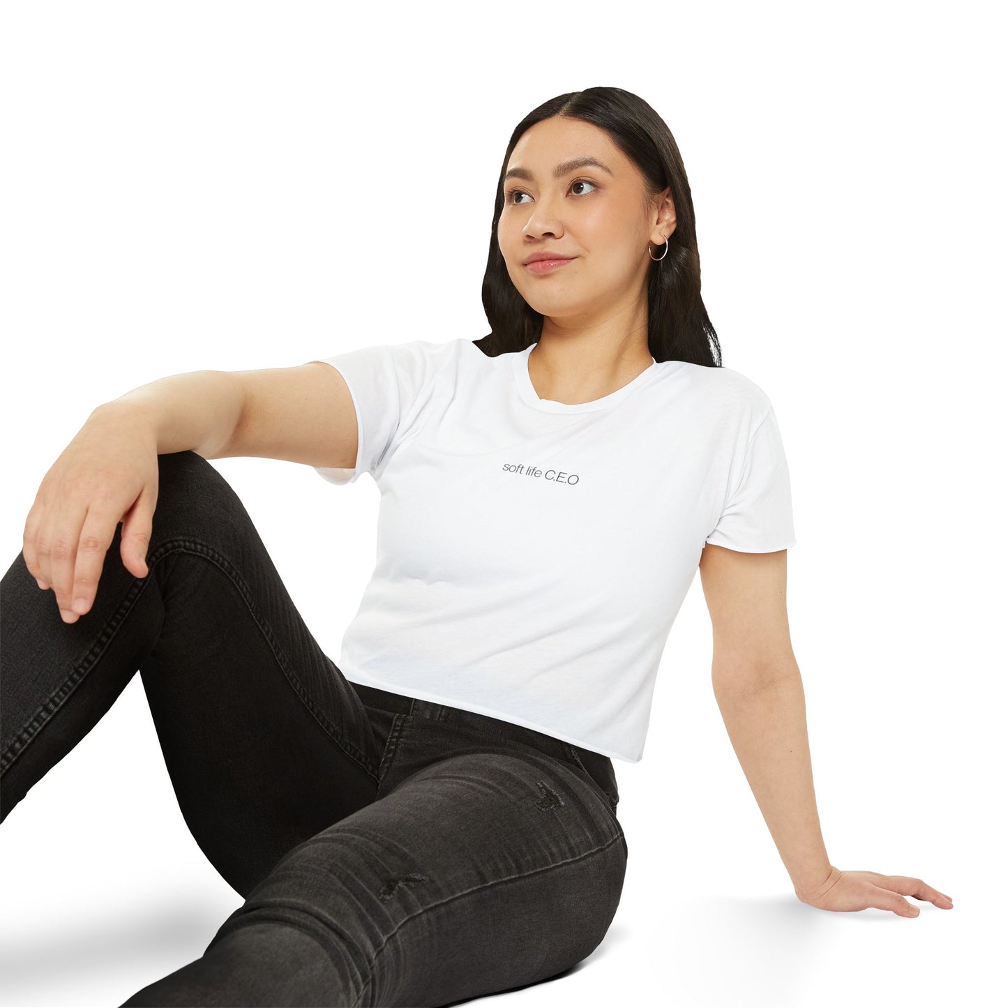 Soft Life C.E.O. Women’s Crop Tee – Festival Ready, Chill Approved